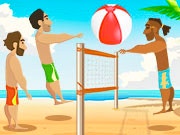 Heads explode in volley ball! Volley Random TwoPlayerGames.Org