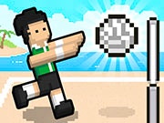 Heads explode in volley ball! Volley Random TwoPlayerGames.Org