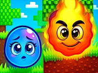 Fire Ball and Water Ball: Parkour Love Balls