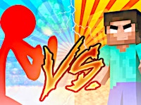 Red Stickman vs Monster School