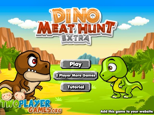 2 Player Dino Run 🔥 Play online